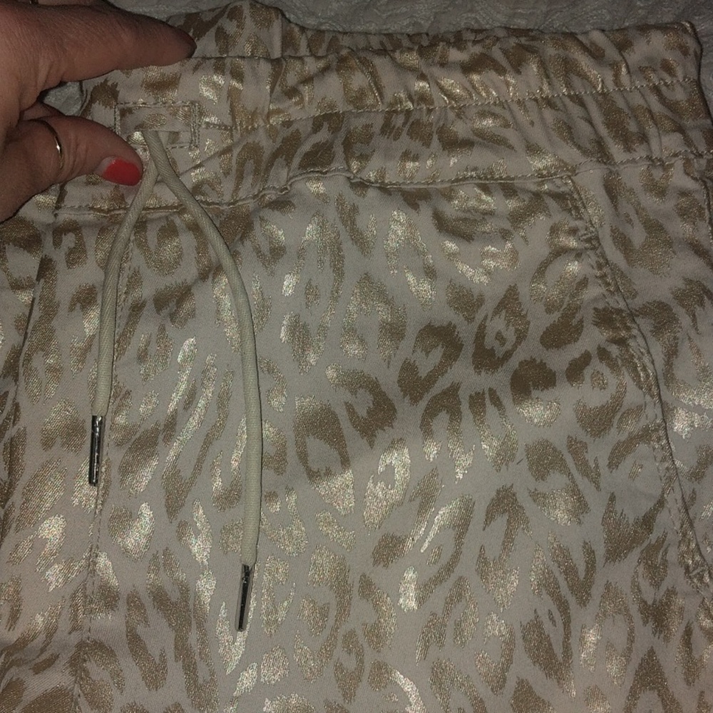 BEVY FLOG NWT Gold Leopard Shely size 30 - Picture 2 of 2
